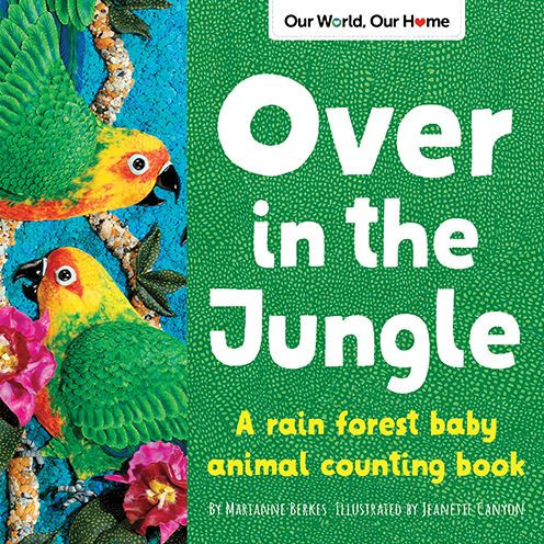 Over the Jungle: A rain forest baby animal counting book