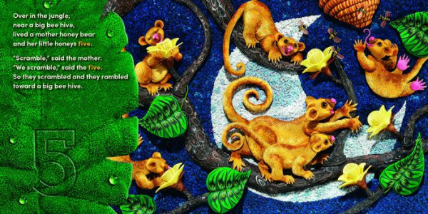 Over the Jungle: A rain forest baby animal counting book