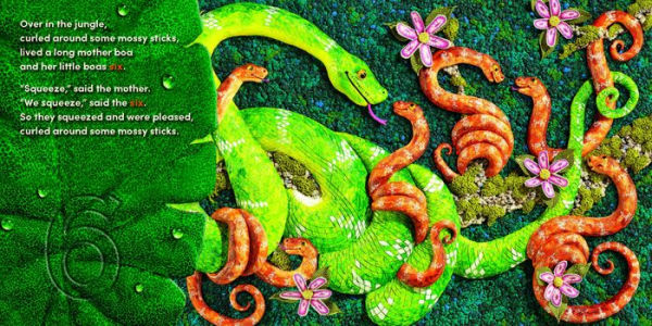Over the Jungle: A rain forest baby animal counting book