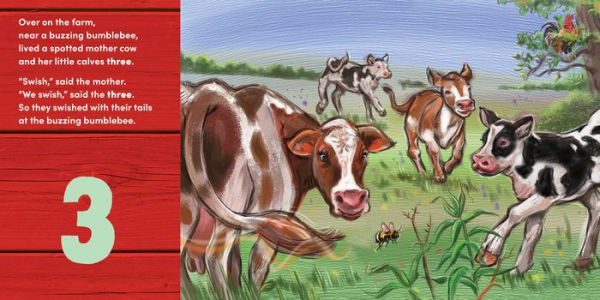 Over on the Farm: A barnyard baby animal counting book