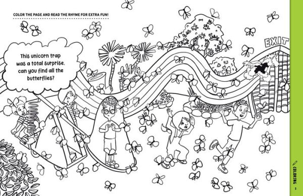 Barnes and Noble Unicorn Activity Book: Children Activity Coloring