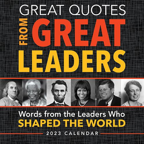 Photo 1 of 2023 Great Quotes From Great Leaders Boxed Calendar