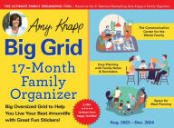 Title: 2024 Amy Knapp's Big Grid Family Organizer Wall Calendar: August 2023 - December 2024