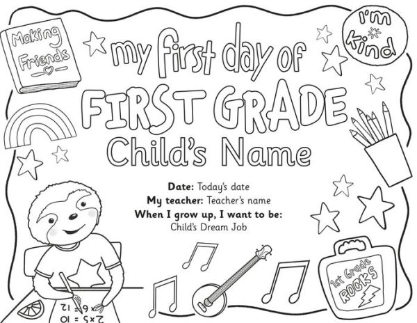 My First Day of Grade