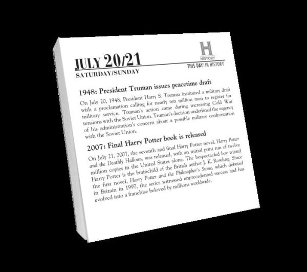 2024 History Channel This Day in History Boxed Calendar by History