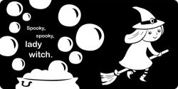 Alternative view 9 of Booook! A Spooky High-Contrast Book: Halloween High-Contrast Baby Board Book