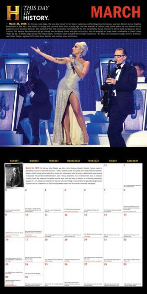 2025 History Channel This Day in History Wall Calendar