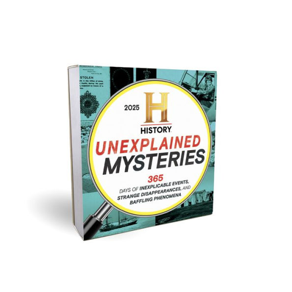 2025 History Channel Unexplained Mysteries Boxed Calendar