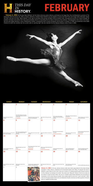 2026 History Channel This Day in History Wall Calendar