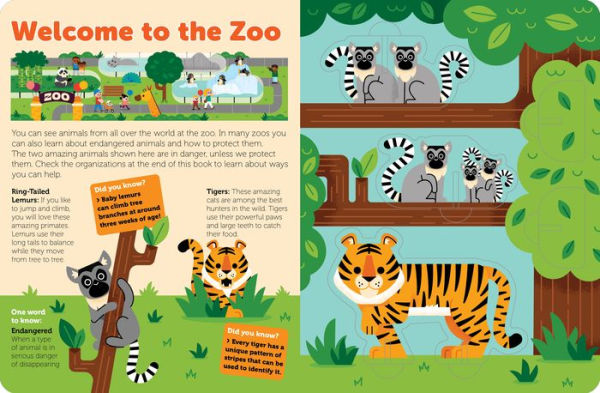 Pop Out at the Zoo: Read, Build, and Play with these Fantastic Animals at the Zoo