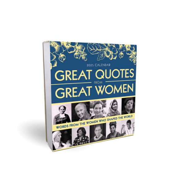 2025 Great Quotes From Great Women Boxed Calendar