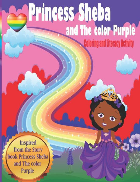 Princess Sheba and The color Purple: Coloring and Emergent Literacy Activity