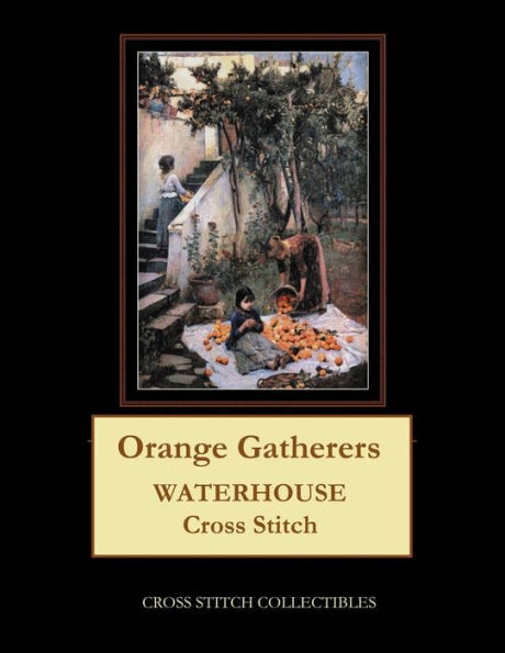 Orange Gatherers: Waterhouse Cross Stitch Pattern