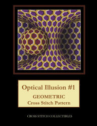 Title: Optical Illusion #1: Geometric Cross Stitch Pattern, Author: Kathleen George