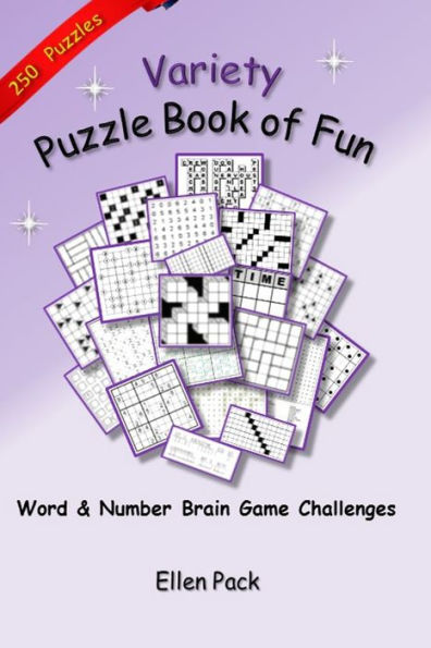 Variety Puzzle Book of Fun: Word and Number Brain Game Challenges
