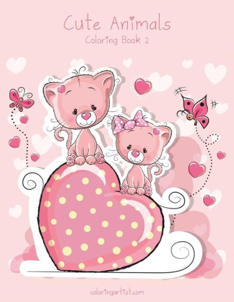 Cute Animals Coloring Book 2