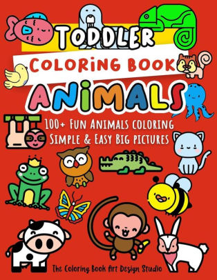 Toddler Coloring Book Animals Animal Coloring Book For Toddlers Simple Easy Big Pictures 100 Fun Animals Coloring Children Activity Books For Kids Ages 2 4 4 8 8 12 Boys And Girls By The - colouring books roblox coloring book roblox jumbo coloring