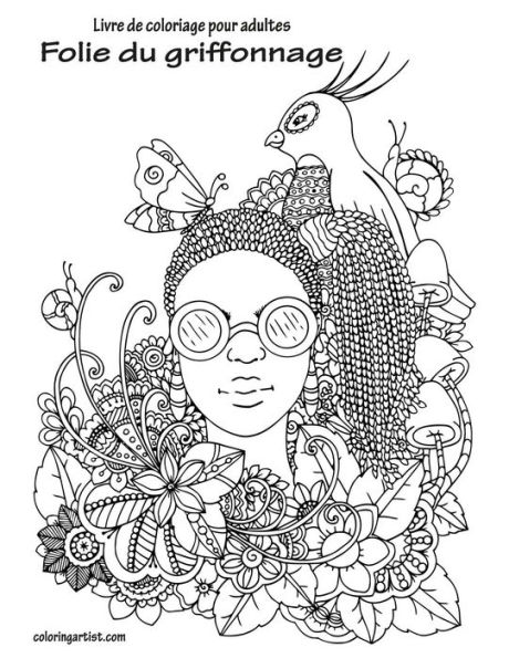 Livre de coloriage pour adultes Folie du griffonnage 3