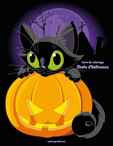 Livre de coloriage Chats d'Halloween 1