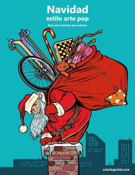 Title: Navidad estilo arte pop libro para colorear para adultos 1, Author: Nick Snels