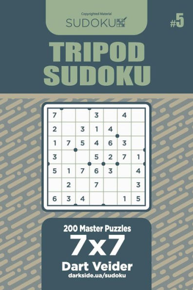 Tripod Sudoku - 200 Master Puzzles 7x7 (Volume 5)