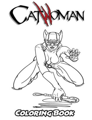 Catwoman Coloring Book: Coloring Book for Kids and Adults, Activity