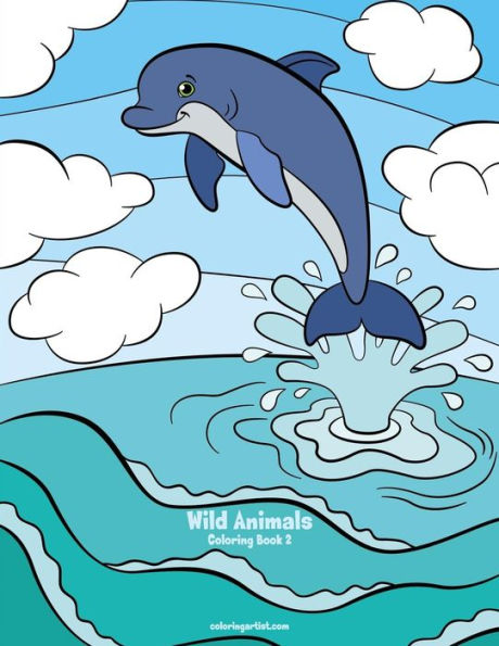 Wild Animals Coloring Book