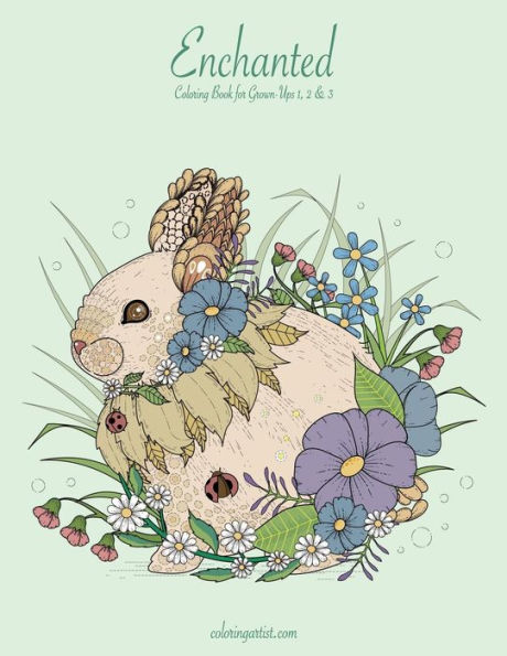 Enchanted Coloring Book for Grown-Ups 1, 2 & 3
