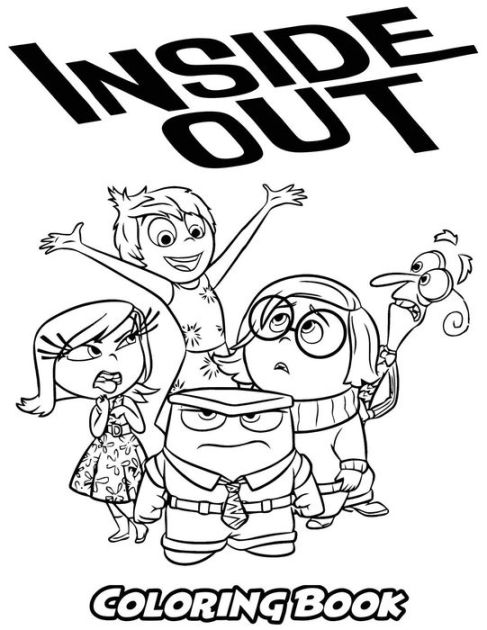 Inside Out Coloring Book: Coloring Book for Kids and Adults, Activity ...