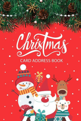 Christmas Card Address Book Christmas Card List Address Book Tracker For Holiday Christmas Cards You Send