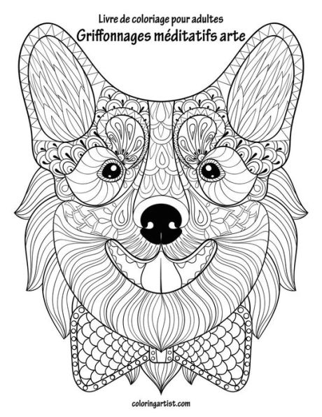 Livre de coloriage pour adultes Griffonnages méditatifs arte