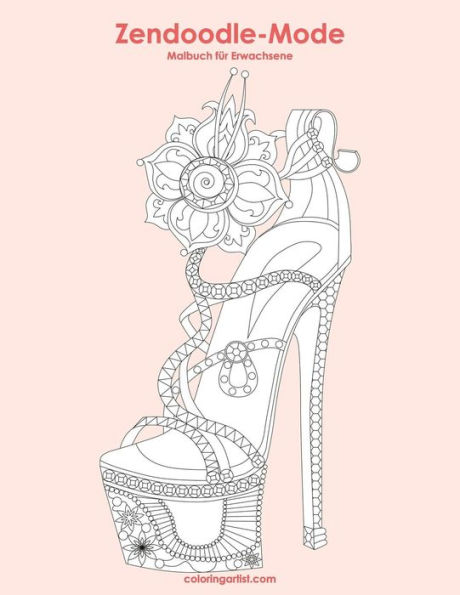 Malbuch mit Zendoodle-Mode für Erwachsene 1