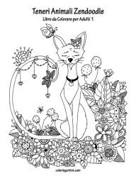Title: Teneri Animali Zendoodle Libro da Colorare per Adulti 1, Author: Nick Snels