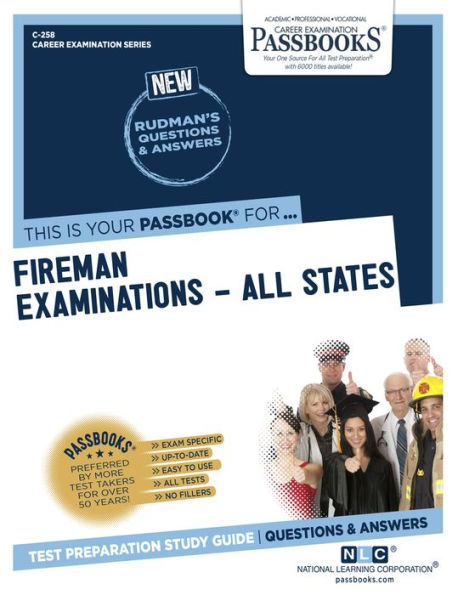 Fireman Examinations-All States (C-258): Passbooks Study Guide