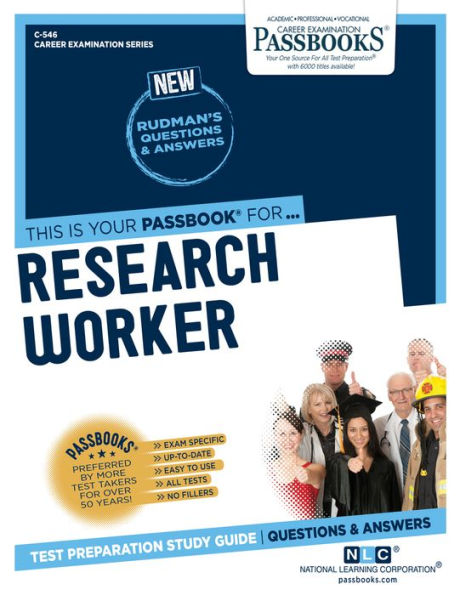 Research Worker (C-546): Passbooks Study Guide