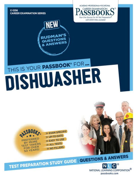 Dishwasher (C-1256): Passbooks Study Guide