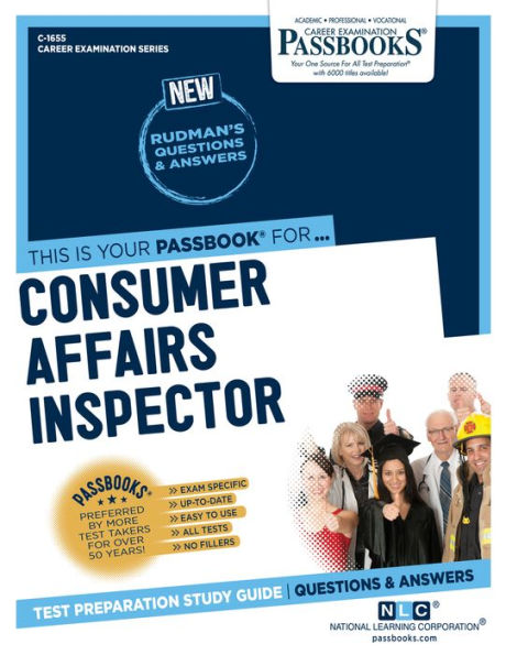 Consumer Affairs Inspector (C-1655): Passbooks Study Guide