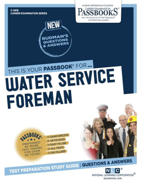 Water Service Foreman (C-2918): Passbooks Study Guide