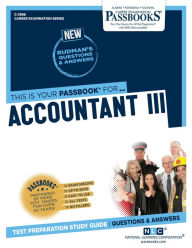 Title: Accountant III (C-2968): Passbooks Study Guide, Author: National Learning Corporation