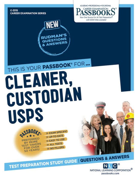 Cleaner, Custodian USPS (C-3315): Passbooks Study Guide