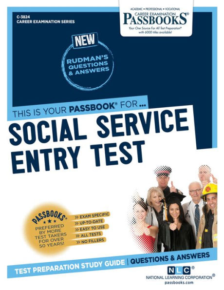 Social Service Entry Test (C-3824): Passbooks Study Guide
