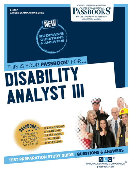 Disability Analyst III (C-4457): Passbooks Study Guide