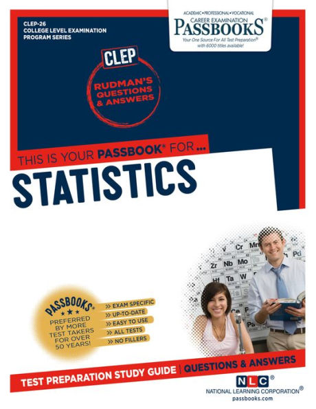 Statistics (CLEP-26): Passbooks Study Guide