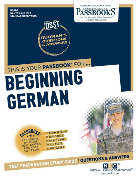 Beginning German (DAN-5): Passbooks Study Guide