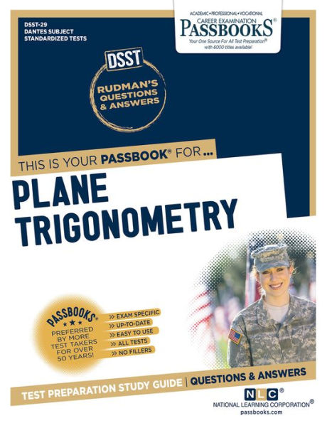 Plane Trigonometry (DAN-29): Passbooks Study Guide