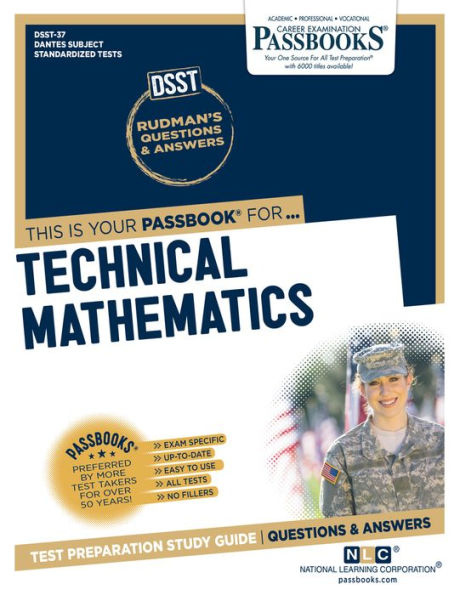 Technical Mathematics (DAN-37): Passbooks Study Guide