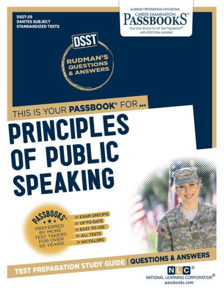 Principles of Public Speaking (DAN-59): Passbooks Study Guide
