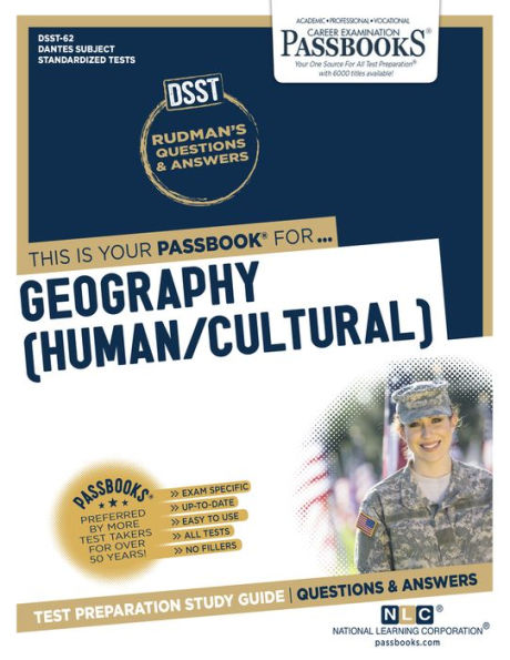 Geography (Human/Cultural) (DAN-62): Passbooks Study Guide