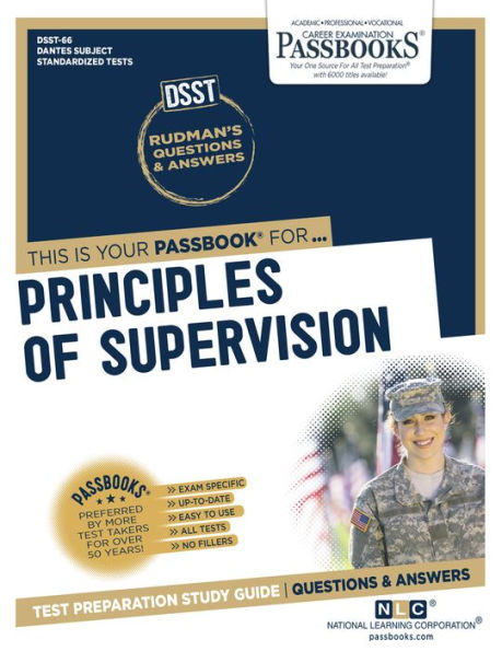 Principles of Supervision (DAN-66): Passbooks Study Guide