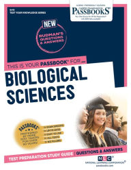 Title: Biological Sciences (Q-15): Passbooks Study Guide, Author: National Learning Corporation